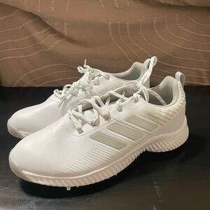 Adidas White Golf Shoes